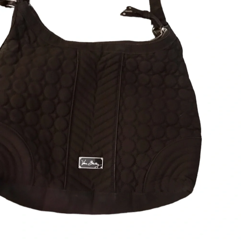 Vera Bradley brown quilted shoulder bag light wear